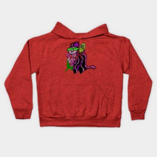 Monster Prom Photo Couple 2 Kids Hoodie